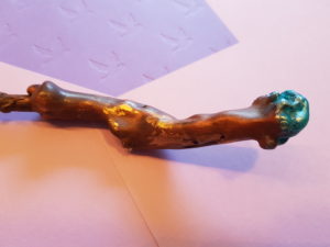 Detailaufnahme des Griffs