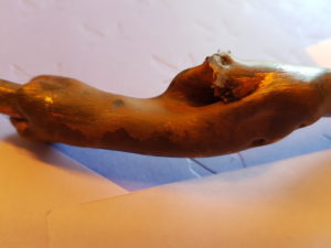 Detailaufnahme des Griffs