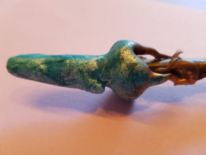 Detailaufnahme der Spitze