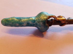 Detailaufnahme der Spitze